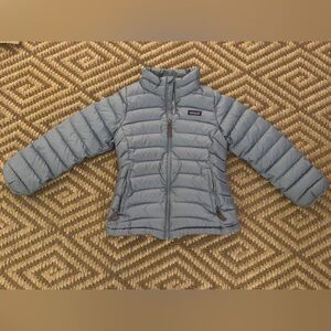 Patagonia Gray Puffer Jacket Kids Medium